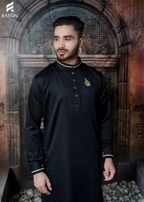 Premium Luxury Embroidered Panjabi – AH01 - Image 2